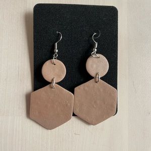Handmade clay earrings
